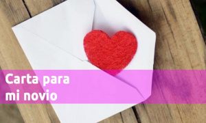 Carta para mi novio